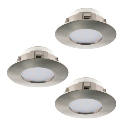 Recessed Light Plastic Satin Nickel - PINEDA