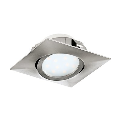 Recessed Light Plastic Satin Nickel - PINEDA