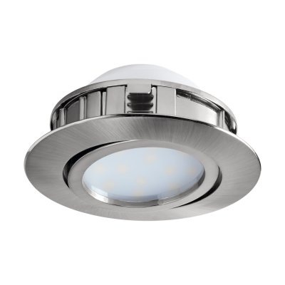 Recessed Light Plastic Satin Nickel - PINEDA