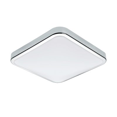 Wall Light Steel Chrome / Plastic White - MANILVA 1