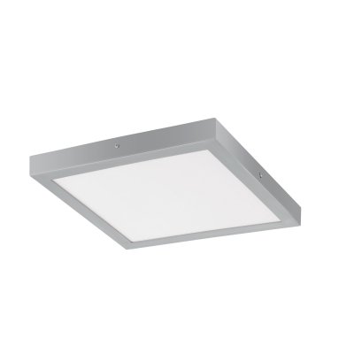 Surface-mounted Light Aluminium Silver / Plastic White - FUEVA 1