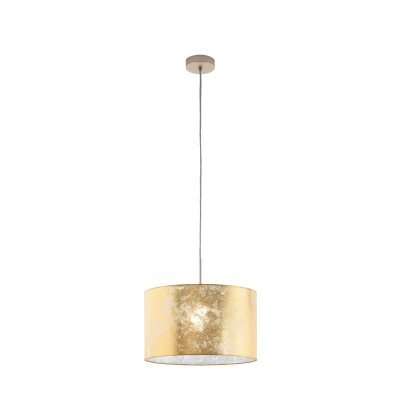 Pendant Light Steel Champagne / Fabric Gold - VISERBELLA