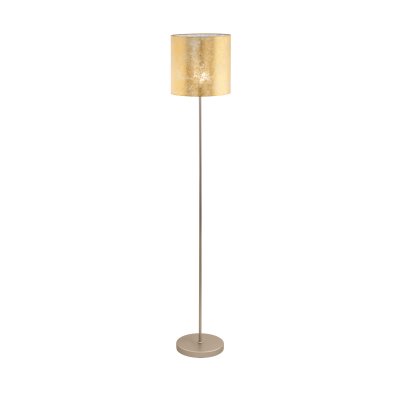 Floor Light Steel Champagne / Fabric Gold - VISERBELLA