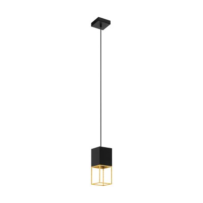 Pendant Light Steel Black, Gold - MONTEBALDO