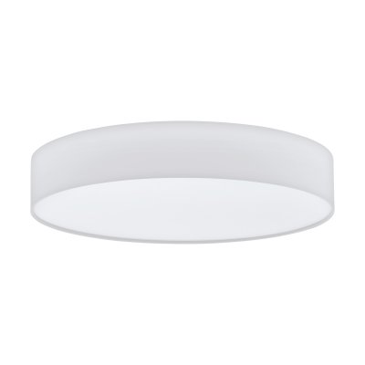 Ceiling Light Steel White / Fabric, Plastic White - ROMAO 1