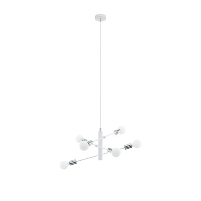 Pendant Light Steel White, Chrome - GRADOLI