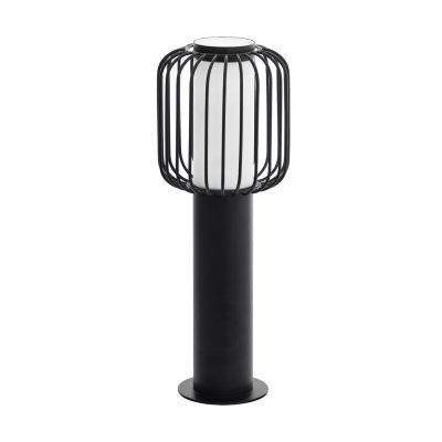 Pedestal Light Zinc-plated Steel Black / Plastic White - RAVELLO