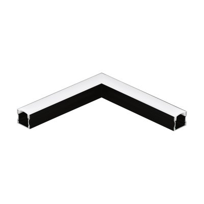 Accessory Aluminium Anodised Black - SURFACE PROFILE 2