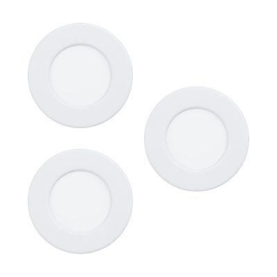 Recessed Light Steel White / Plastic White - FUEVA 5