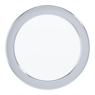 Recessed Light Steel Chrome / Plastic White - FUEVA 5