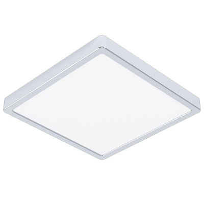 Surface-mounted Light Steel Chrome / Plastic White - FUEVA 5