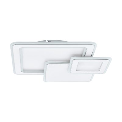 Wall / Ceiling Light Steel White, Chrome / Plastic White - MENTALURGIA