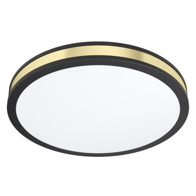 Wall / Ceiling Light Steel Black / Plastic White, Gold - PESCAITO