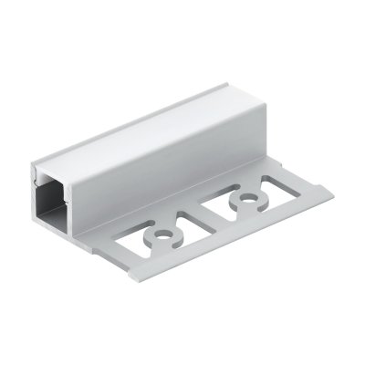 Accessory Aluminium Aluminium / Plastic White - RECESSED PROFILE 4