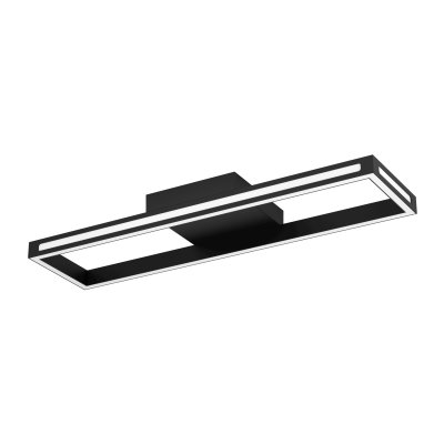 Ceiling Light Aluminium, Steel Black / Plastic White - SALVILANAS-Z