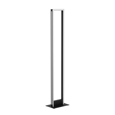 Floor Light Aluminium, Steel Black / Plastic White - SALVILANAS-Z