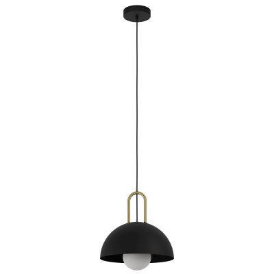 Pendant Light Steel Black, Brass - CALMANERA