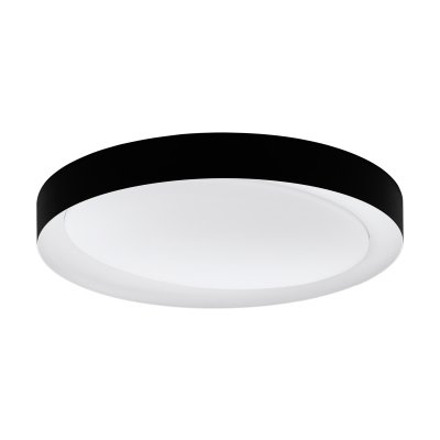 Ceiling Light Steel White / Plastic Black, White - LAURITO