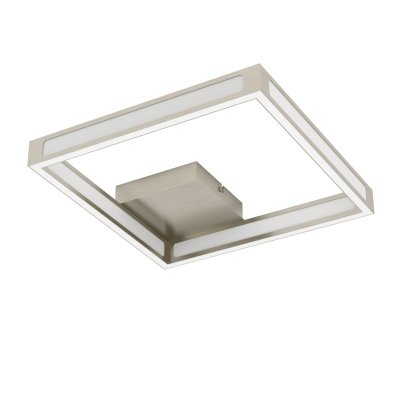 Ceiling Light Steel Satin Nickel / Plastic White - ALTAFLOR