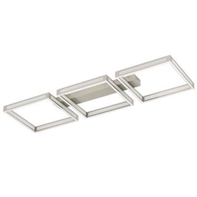 Ceiling Light Steel Satin Nickel / Plastic White - ALTAFLOR