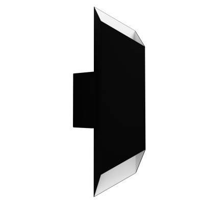 Wall Light Zinc-plated Steel Black, White - SPIAZZINA