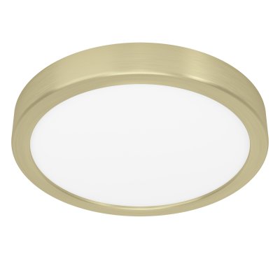 Surface-mounted Light Steel Brushed Brass / Plastic White - FUEVA 5