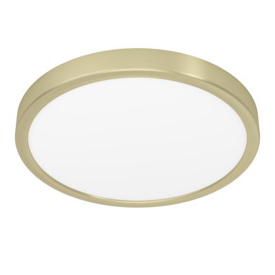 Surface-mounted Light Steel Brushed Brass / Plastic White - FUEVA 5