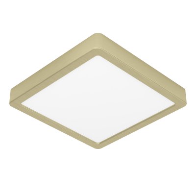 Surface-mounted Light Steel Brushed Brass / Plastic White - FUEVA 5