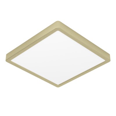 Surface-mounted Light Steel Brushed Brass / Plastic White - FUEVA 5