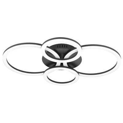 Ceiling Light Steel Black / Plastic White - PARRAPOS-Z