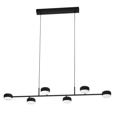 Pendant Light Steel Black / Plastic White - CLAVELLINA