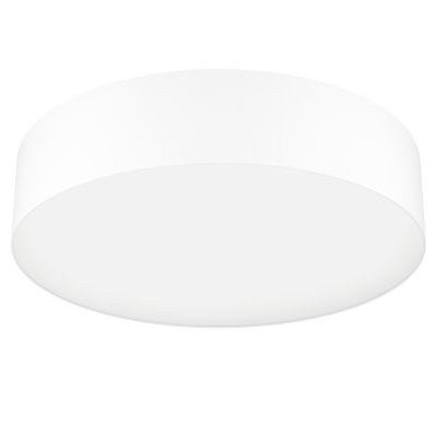 Ceiling Light Steel White / Fabric, Plastic White - ROMAO-Z