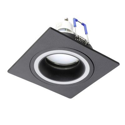 Recessed Light Aluminium Black / Plastic White - CAROSSO