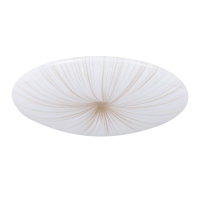 Wall / Ceiling Light Steel White / Plastic White, Gold - NIEVES 1