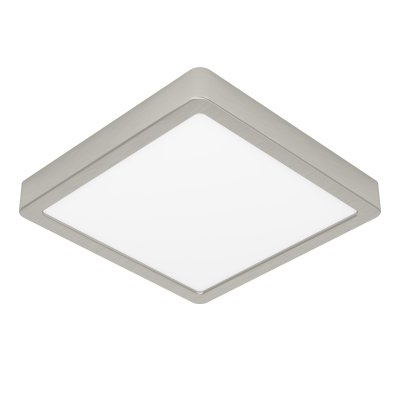 Surface-mounted Light Steel Satin Nickel / Plastic White - FUEVA 5