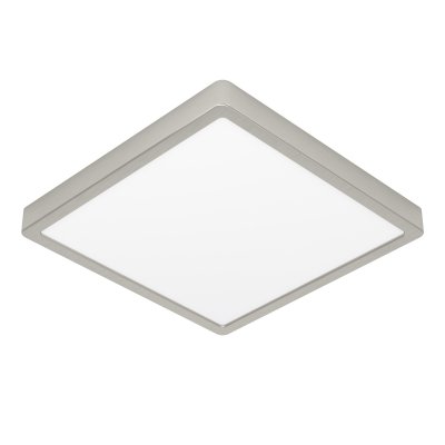 Surface-mounted Light Steel Satin Nickel / Plastic White - FUEVA 5