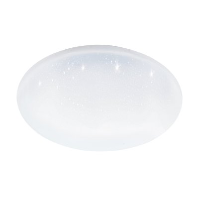 Ceiling Light Steel White / Plastic With Crystal Effect White - TOTARI-Z