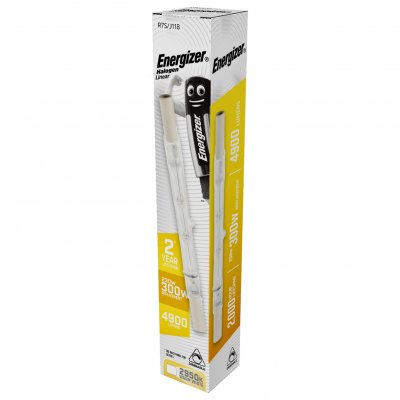 Energizer Halogen R7S Linear 4900lm 230W 2,950K (Warm White) Dimmable, Box Of 1 ( S5416)