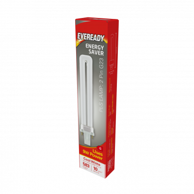 Eveready PL-S G23 2Pin 9W Colour 840