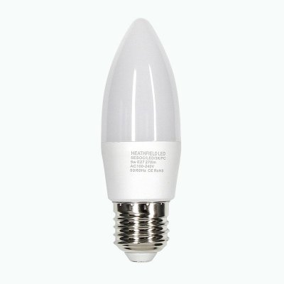 3W LED Candle Lamp Range -E14/SES 6000K