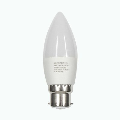 3W LED Candle Lamp Range -  E27/ES 6000K