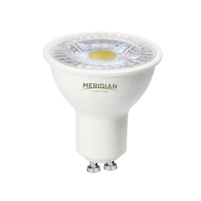 LED GU10 SMD Plastic Full Face Lamp - 4.5W - 6500K - Dimmable