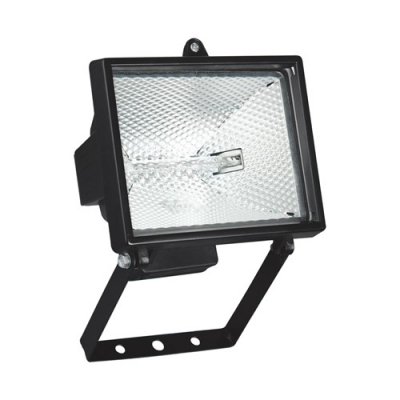 Enclosed Floodlight 500W - Black Body