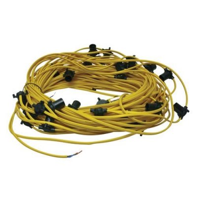 Festoon Set 3Mtr Space BC 60W 100Mtr Cable