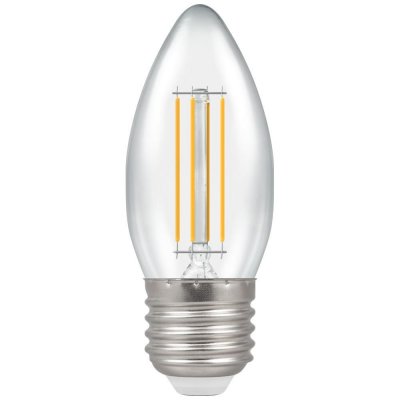 LED Candle Filament Dimmable Clear 5W 2700K ES-E27