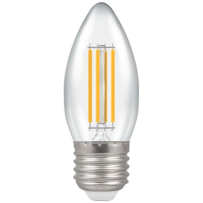 LED Candle Filament Clear 6.5W 2700K ES-E27