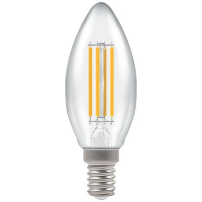 LED Candle Filament Clear 6.5W 2700K SES-E14