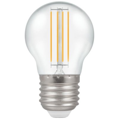 LED Filament Round 4W ES-E27 Clear Warm White