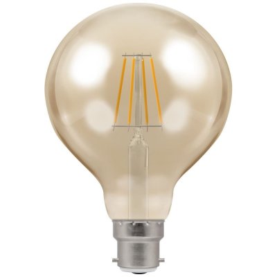 LED Globe G95 Filament Antique 5W Dimmable 2200K BC-B22d