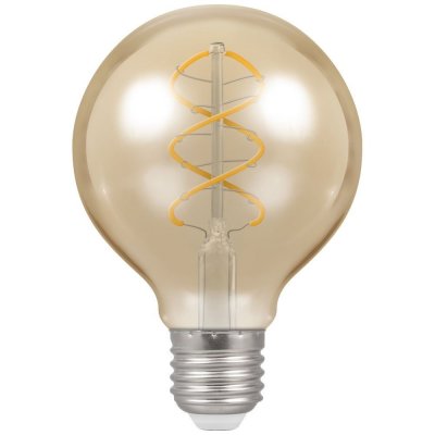 LED G80 Spiral Filament Antique 6W Dimmable 2200K ES